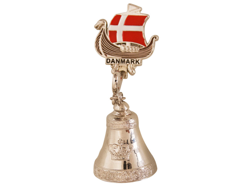 Magnet Viking Ship With Hanging Bell