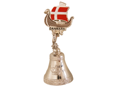 Magnet Viking Ship With Hanging Bell