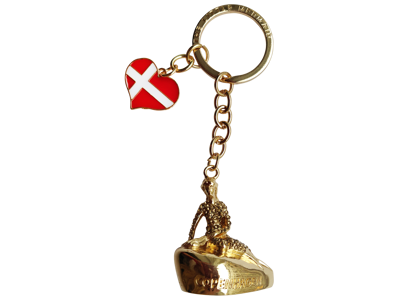 Keyring The Little Mermaid Gold
