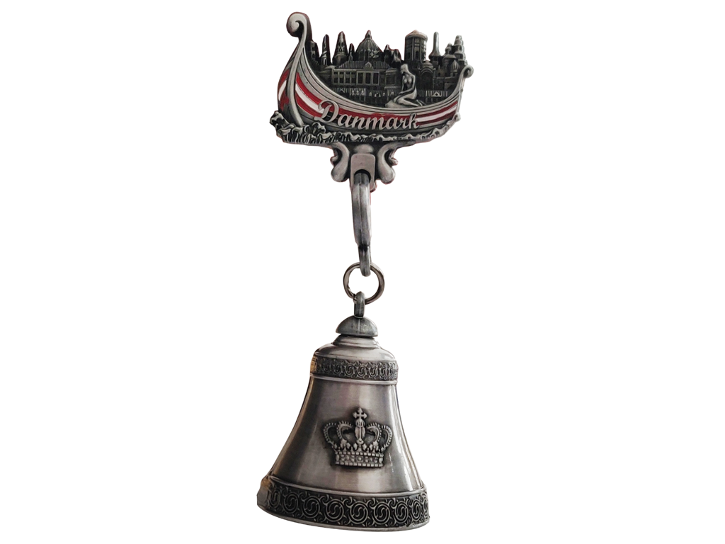 Magnet Viking Ship With Hanging Pewter