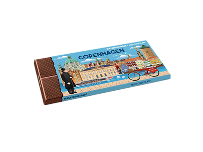 Mælkechokolade 100g, Bygninger CPH