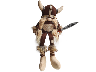 Viking Woman With Dangling Legs