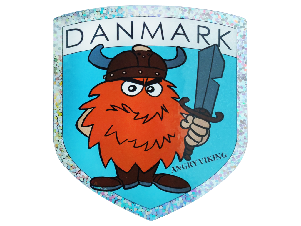 Sticker Angry Viking