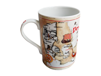 Mug Vikings Sea Map