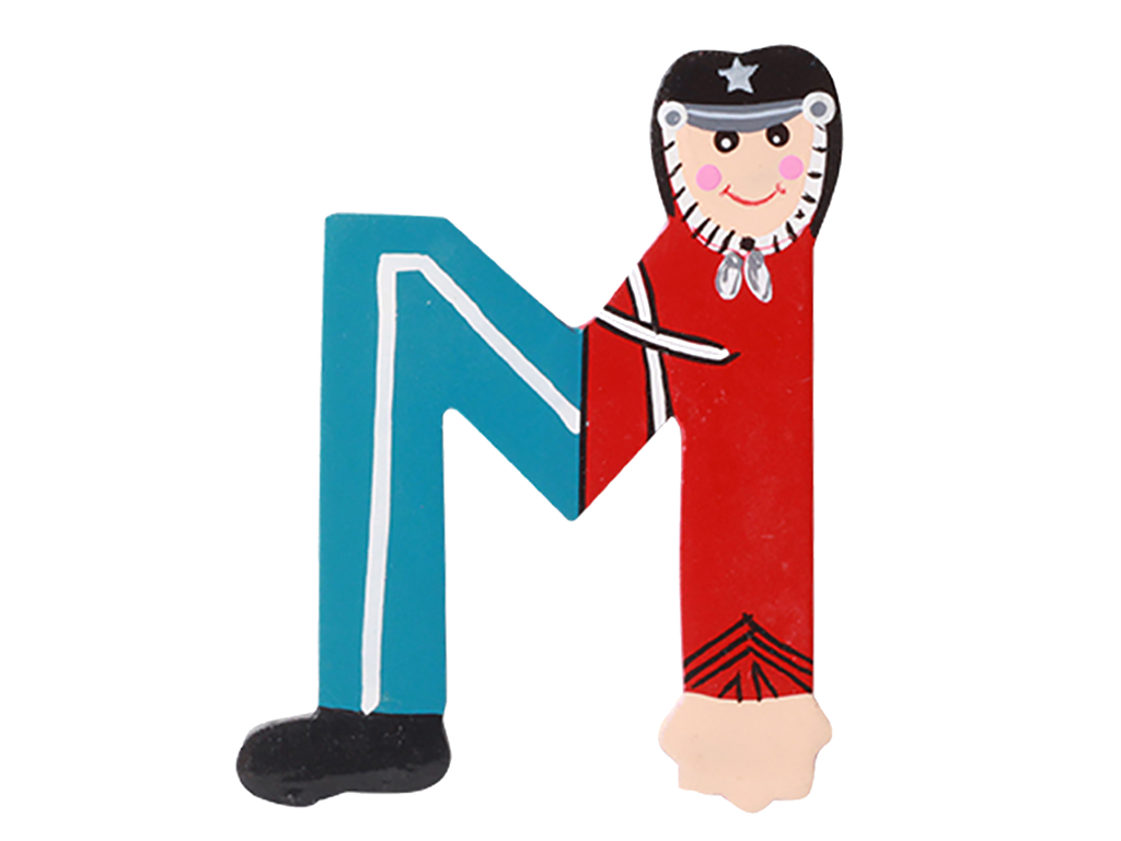 Wooden Letter Guard M