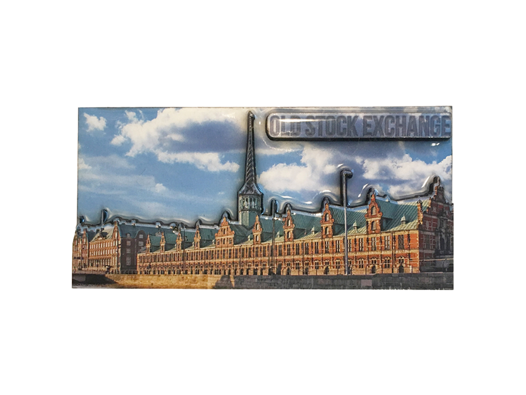 Photo Magnet 3D, Copenhagen Stockexchange, MDF/Epoxy