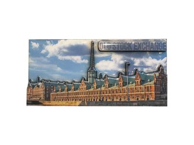 Photo Magnet 3D, Copenhagen Stockexchange, MDF/Epoxy