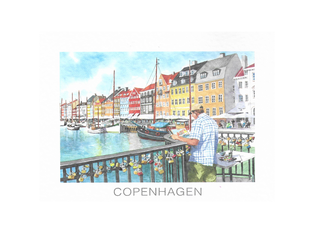 Postcard – Nyhavn Bridge 16,5 x 12 cm.