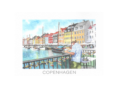 Postcard – Nyhavn Bridge 16,5 x 12 cm.