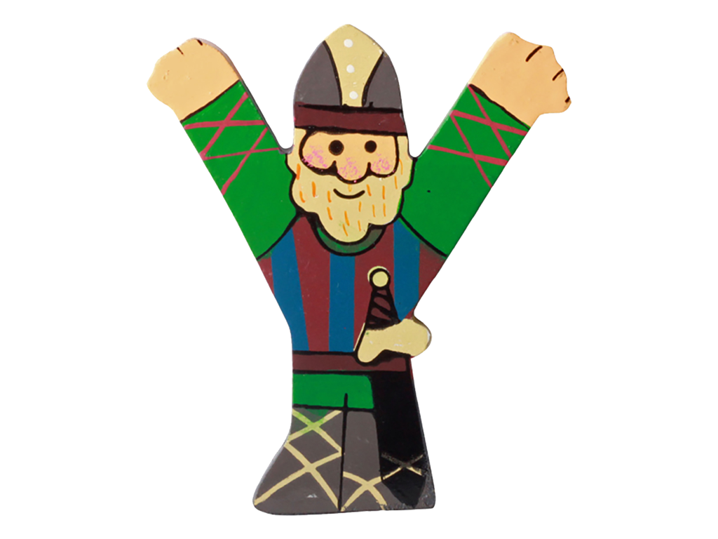 Wooden Letter Viking Y