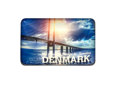Glass Magnet, Øresunds bridge Denmark