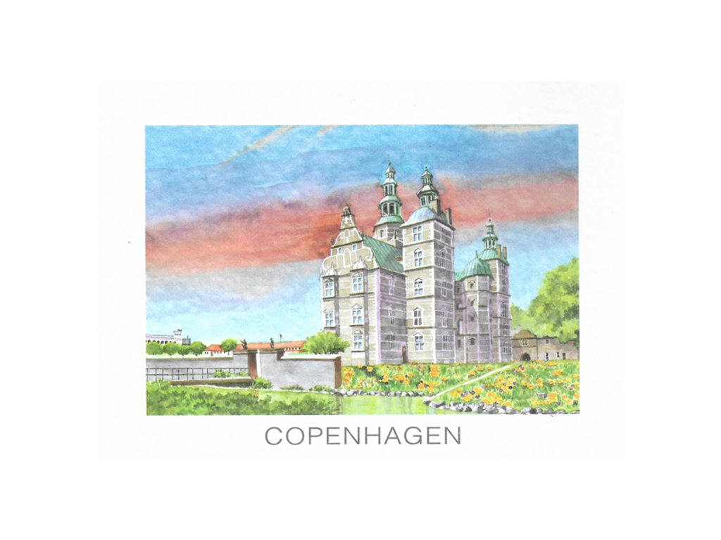 Postcard – Rosenborg, 16.5 x 12 cm