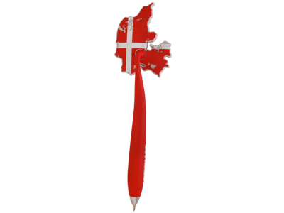 Magnet Pen Angry Map Of Denmark Flag