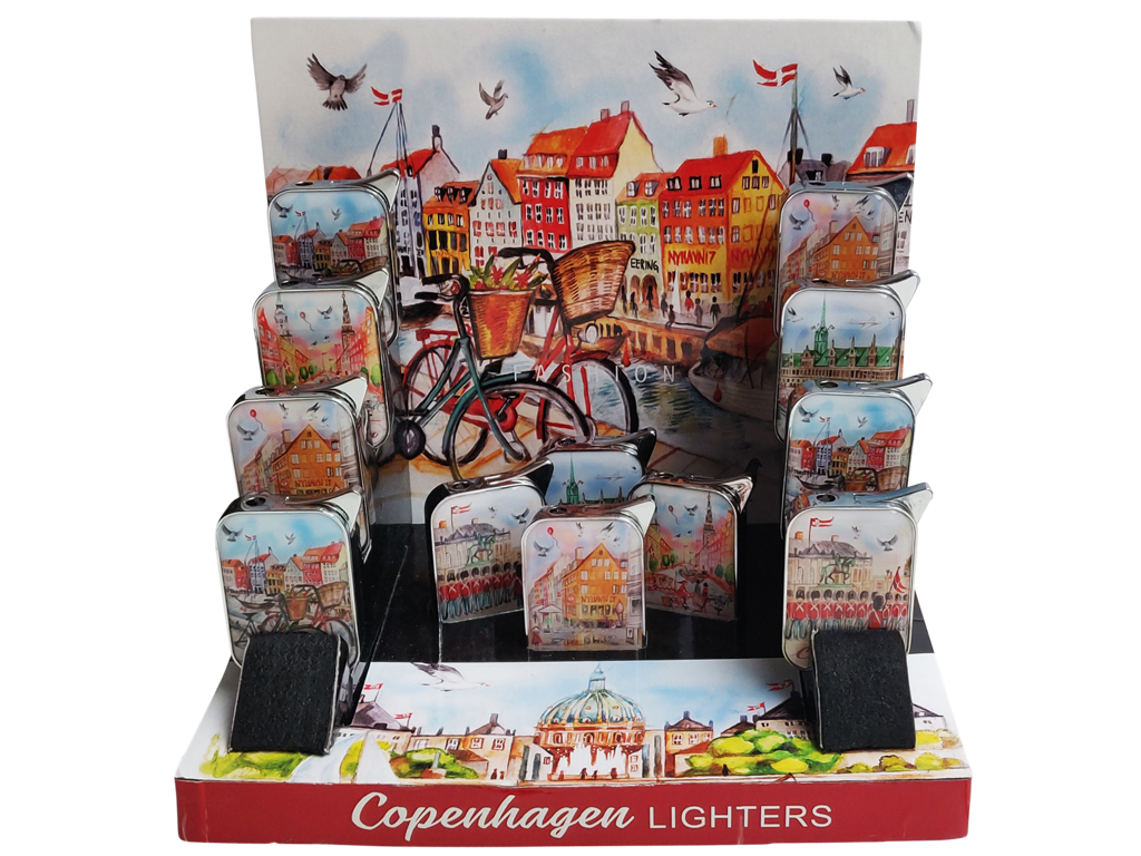 Lighters In Display Watercolor Drawings