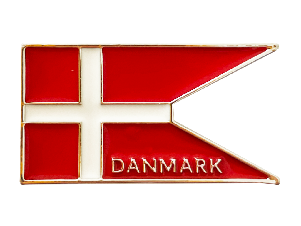 Pin, Pointy Flag Denmark
