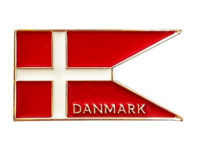 Pin, Pointy Flag Denmark