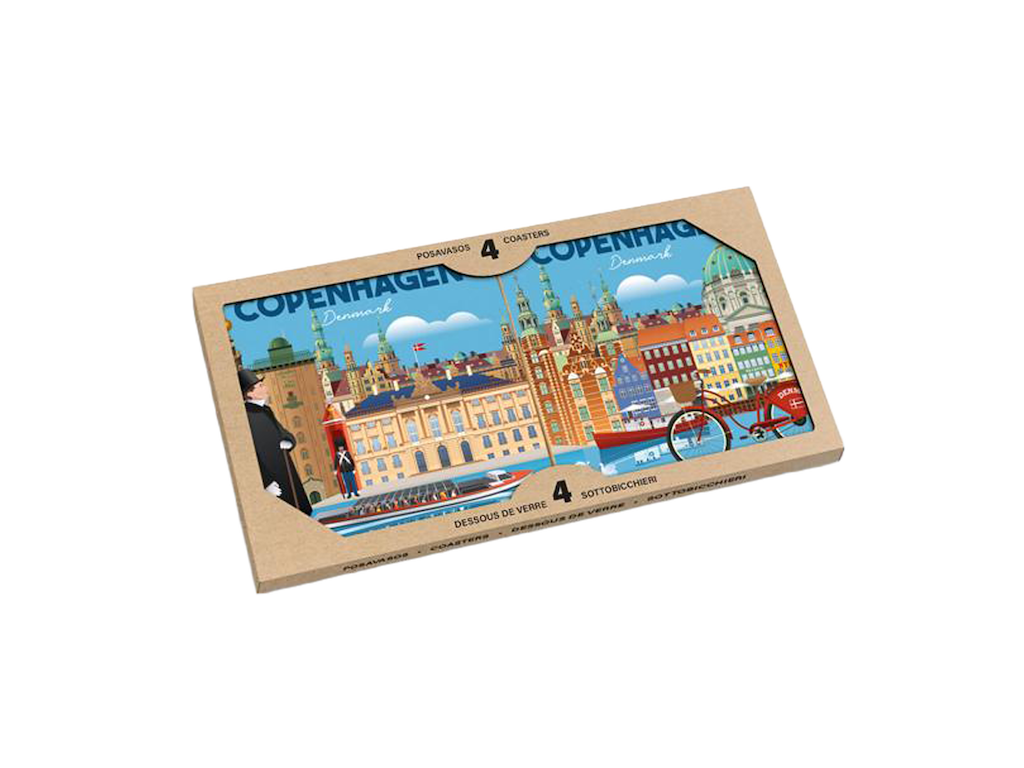 Bordskånere, 4 stk. Bygninger CPH