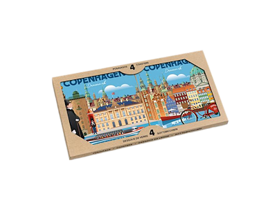 Bordskånere, 4 stk. Bygninger CPH