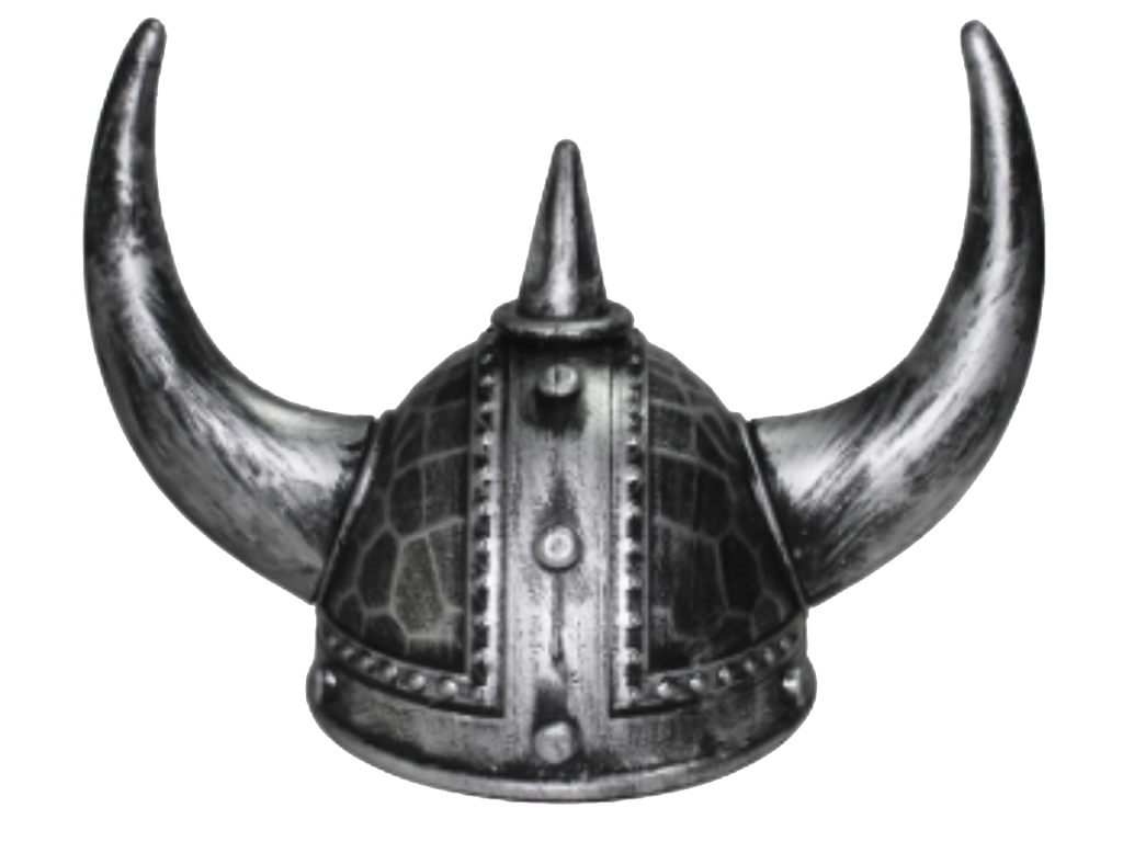 Viking Helmet Silver