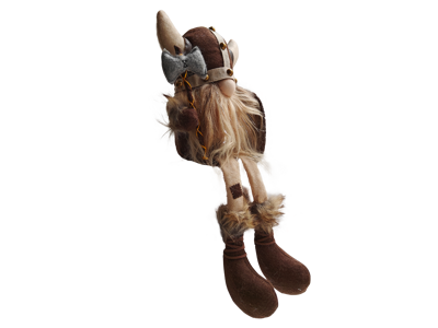 Viking Man With Dangling Legs