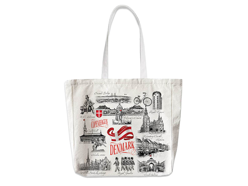 Tote Bag Large, Black & White