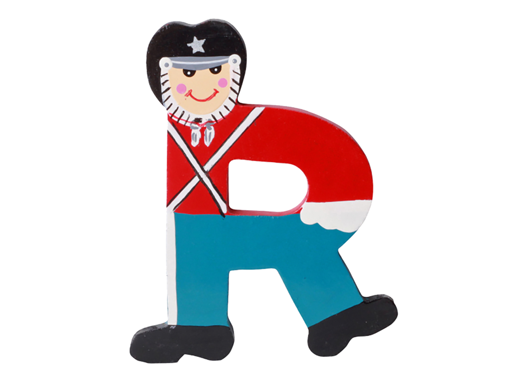 Wooden Letter Guard R