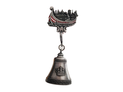 Magnet Viking Ship With Hanging Pewter