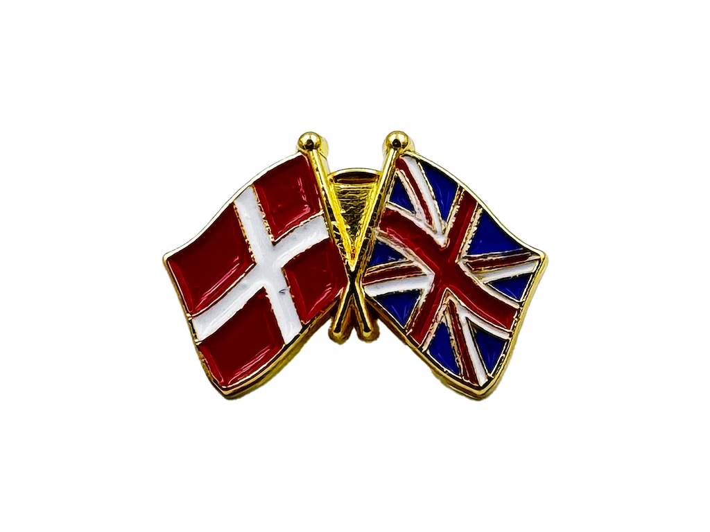 Pin Flag DK/GB