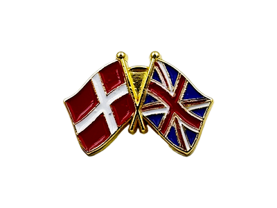 Pin Flag DK/GB