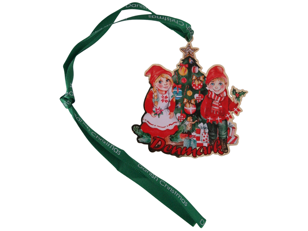 Christmas Ornament Christmas Tree And Children