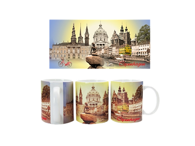 Mug Copenhagen Collage