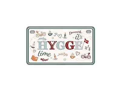 Magnet, Metalplade Hygge