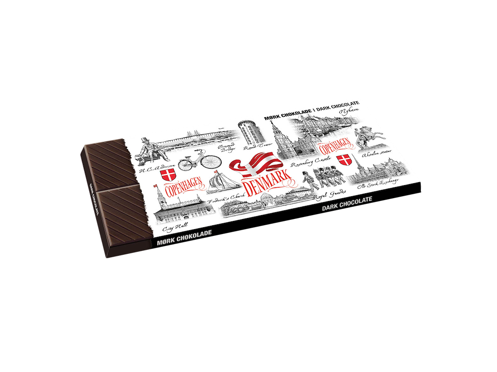 Dark Chocolate 100 Gram, Black & White