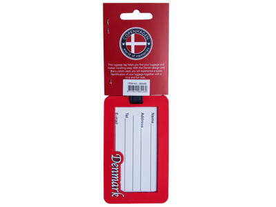 Suitcase Tag Danish Flag
