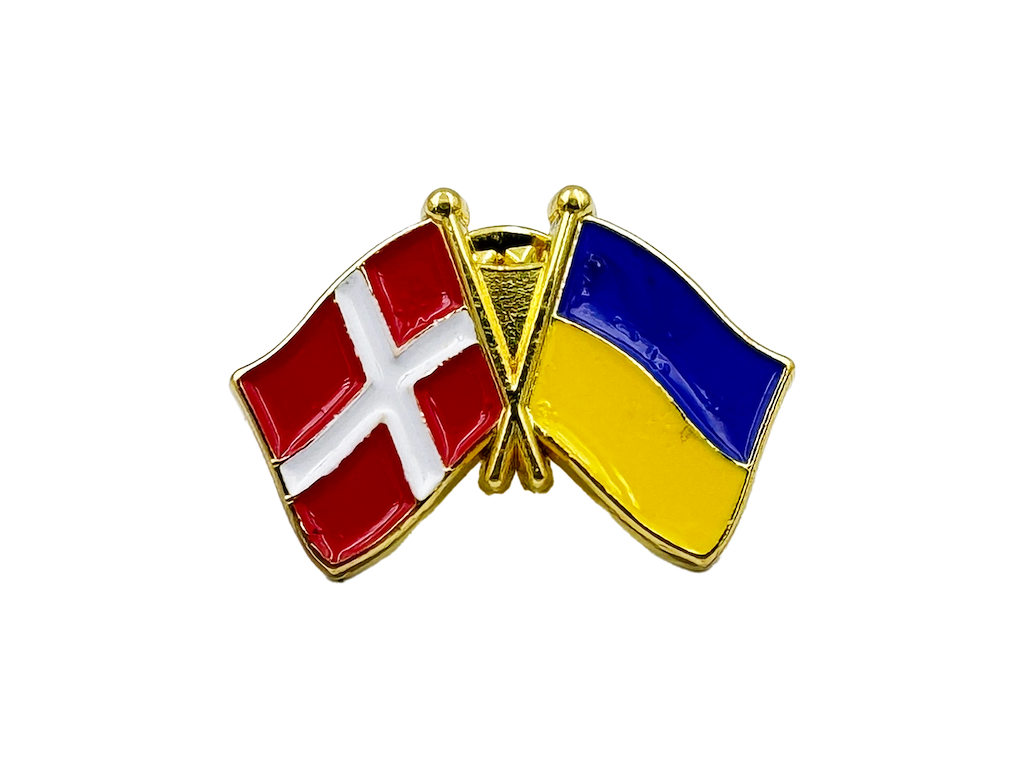 Pin Flag DK/UA