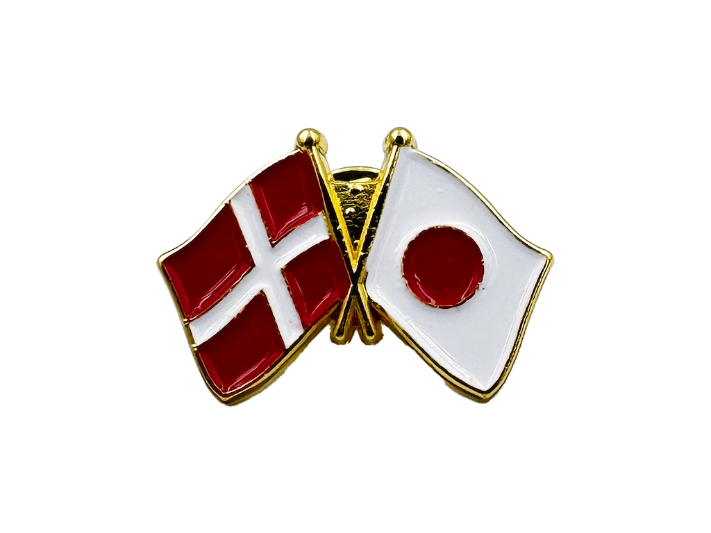 Pin Flag DK/JP