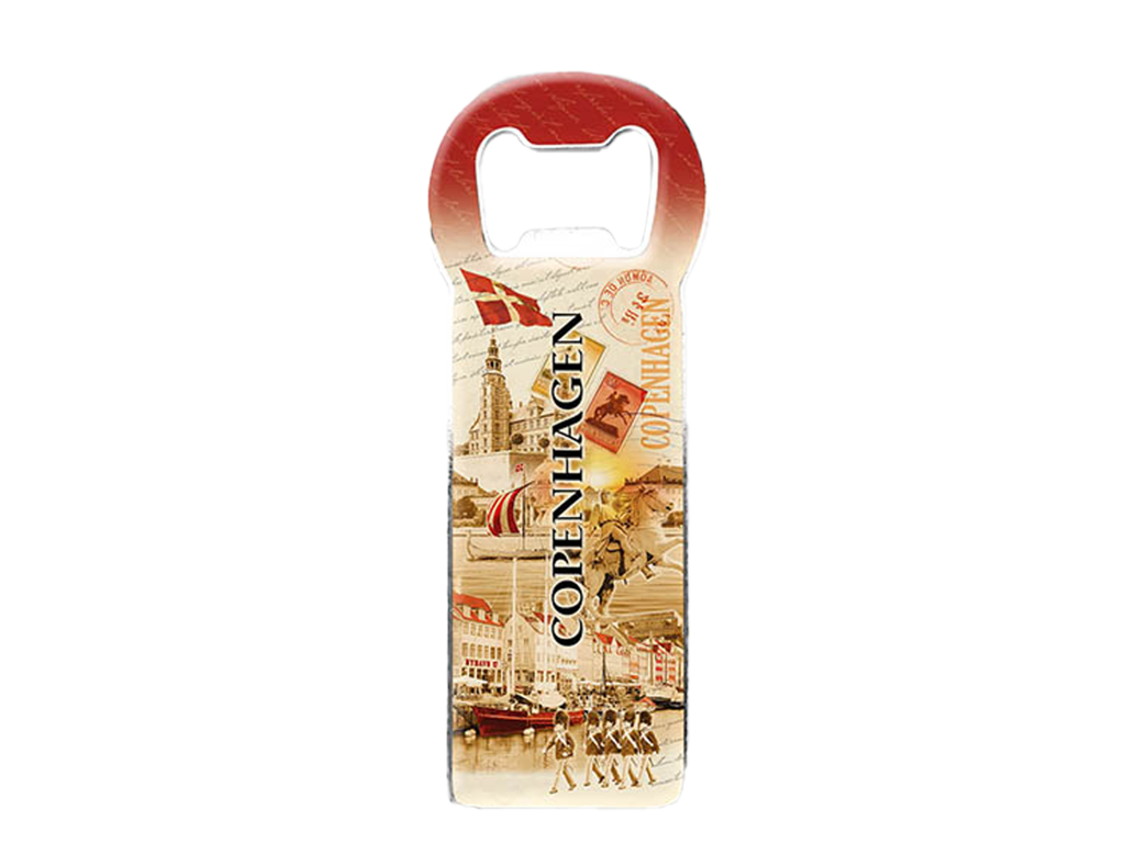Magnet, Bottle Opener, Retro CPH