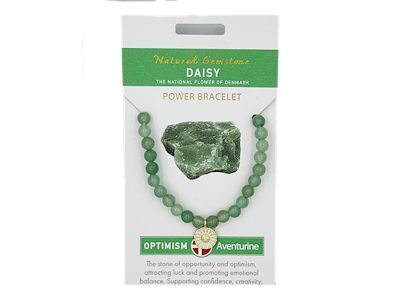Armbånd Aventurin m/Blomst