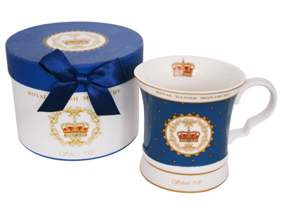 Mug In Gift Box Royal Danish Monarchy Blue