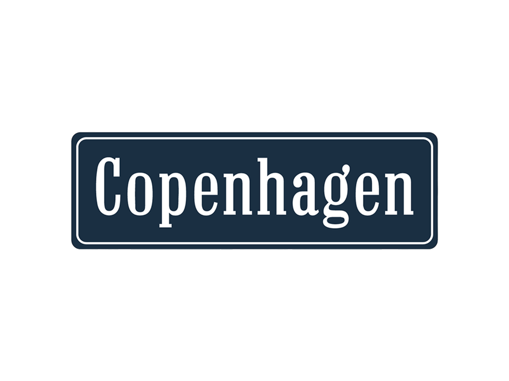 Sticker Road Sign Copenhagen Foil