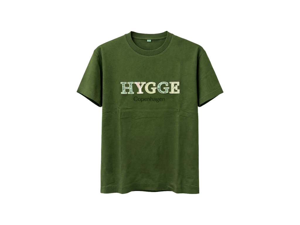 T-shirt, Hygge Støvet Grøn