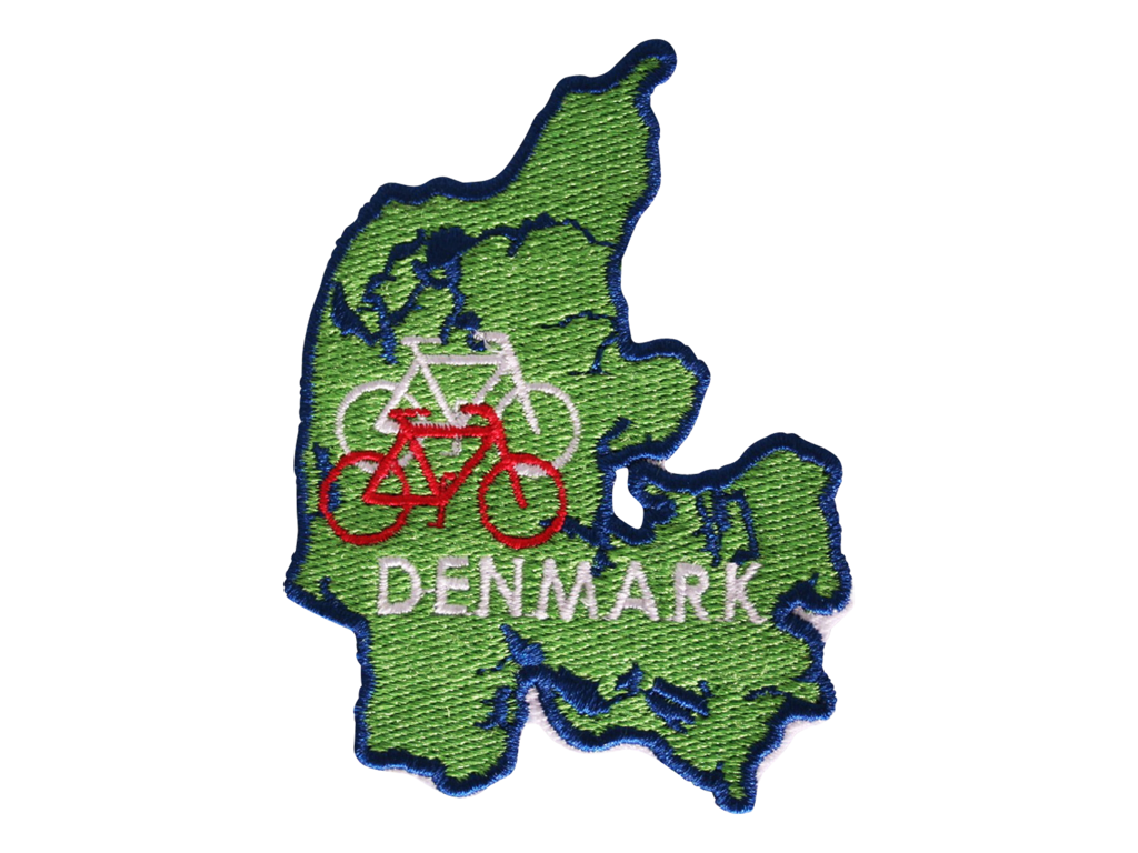 Patch Denmark And Bike