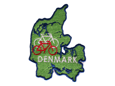 Patch Denmark And Bike