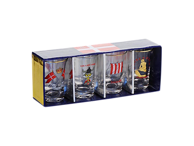 Shotglass Copenhagen Theme 4 Pieces