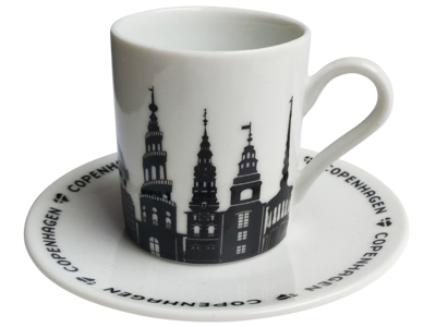 Espresso Set City Towers White