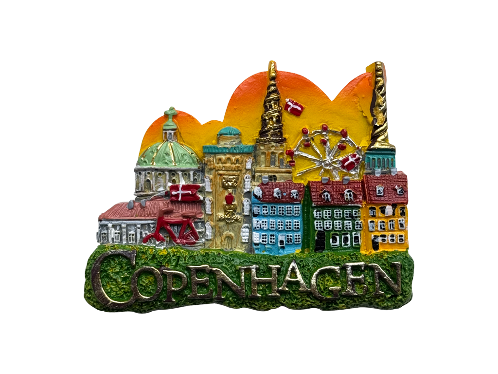 Magnet Kbh. Tårne Organge Himmel