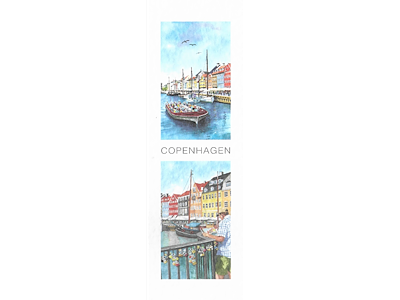 Bookmark, Canal Tour / Bridge, 5.5 x 17 cm