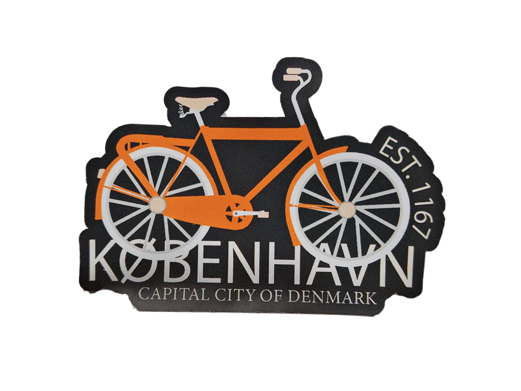 Klistermærke Cykel Orange