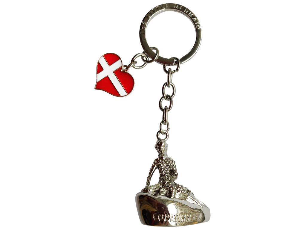 Keyring The Little Mermaid Silver
