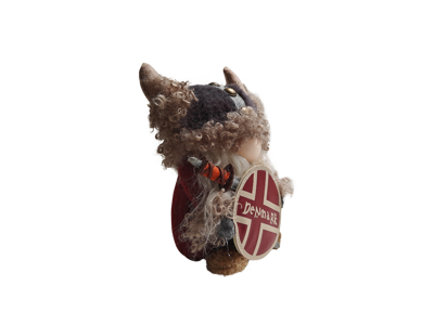 Viking Red Man With Shield Small